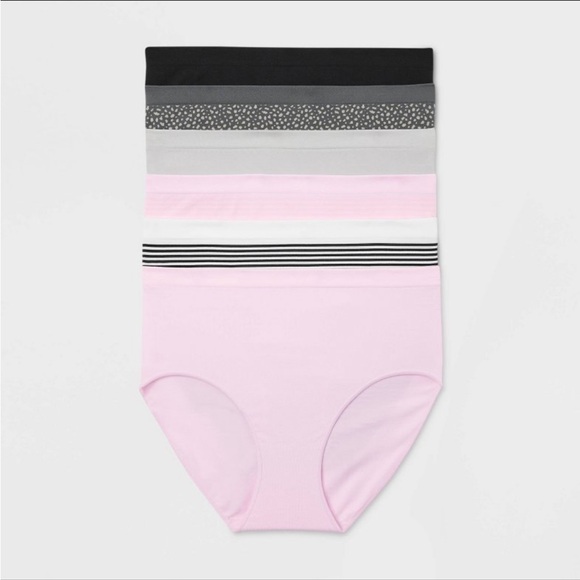 Auden women’s 6 pack seamless briefs underwear XL - New - Picture 1 of 12